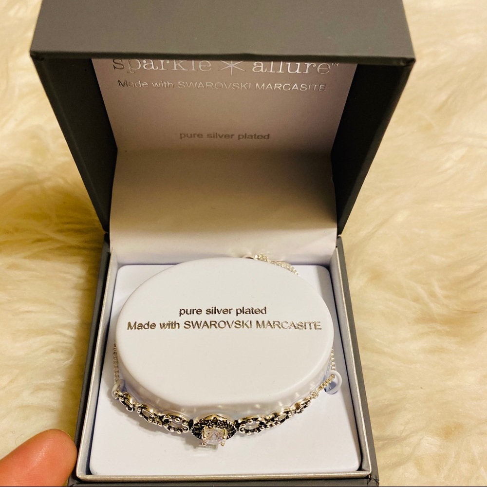 Sparkle Allure Swarovski Silver Bracelet - Picture 5 of 8